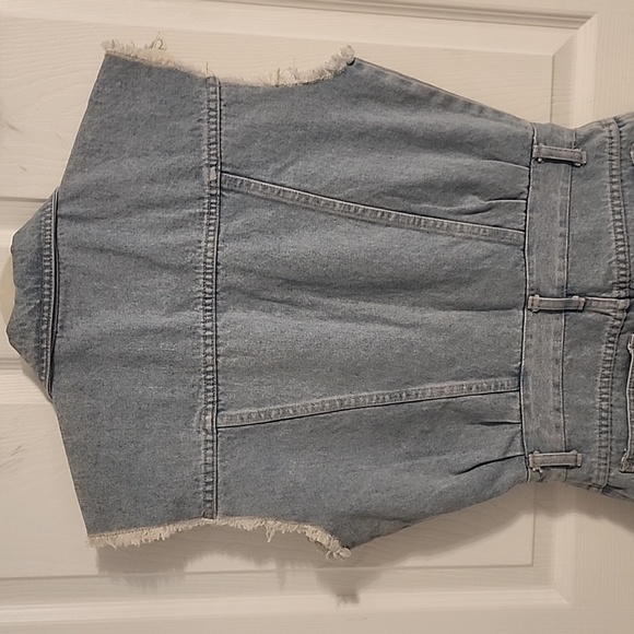 DENIM SUIT SHORTS - Picture 6 of 6
